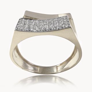 Rechead Diamond studded Ring