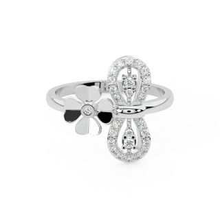 Ena Round Diamond Engagement Ring