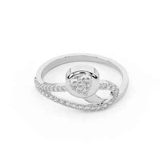 Chinami Round Diamond Engagement Ring