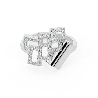 Tomi Round Diamond Engagement Ring