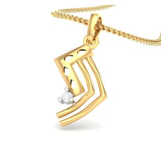 Diane Round Diamond Office Wear Pendant