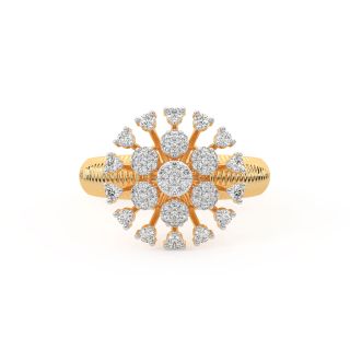 Susan Round Diamond Engagement Ring