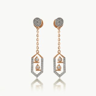 Ethereal Grace Diamond Danglers
