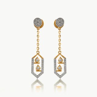 Ethereal Grace Diamond Danglers