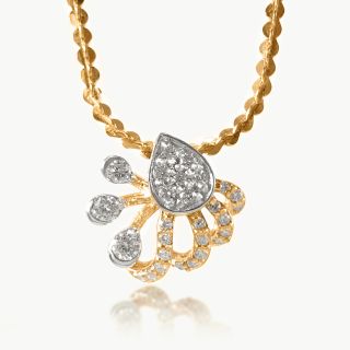 Mystic Flora Diamond Pendant
