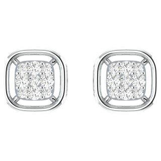 Joben Round Diamond Stud Earrings