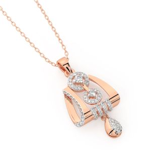 Thorin Round Diamond Office Wear Pendant