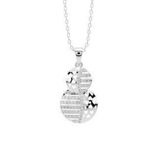 Irvin Round Diamond Office Wear Pendant