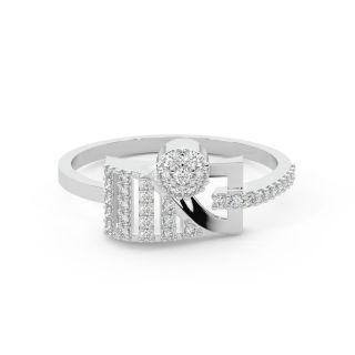 Nasim Round Diamond Dainty Ring