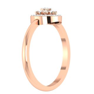 Sana Round Diamond Dainty Ring