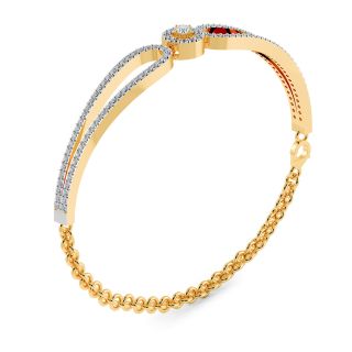Classic Chain Design Diamond Bracelet