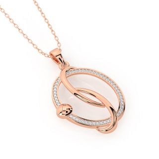 Evergreen Sheen Gold Diamond Pendant