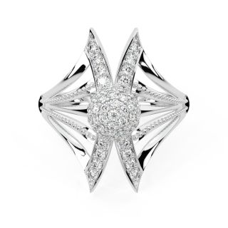 The X Factor Diamond Engagement Ring