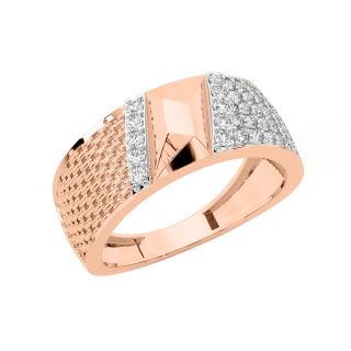 Shimmering Diamond Ring For Men