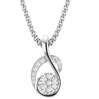 Ariana Round Diamond Office Wear Pendant