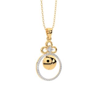 The Ring Ray Diamond Pendant