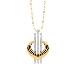 Linear Equation Diamond Pendant