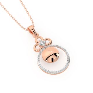 The Ring Ray Diamond Pendant