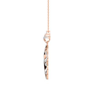 Radiant Design Diamond Pendant