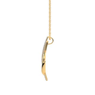 Linear Equation Diamond Pendant