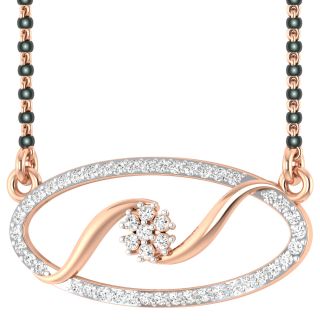 Kashvi Round Diamond Wedding Mangalsutra