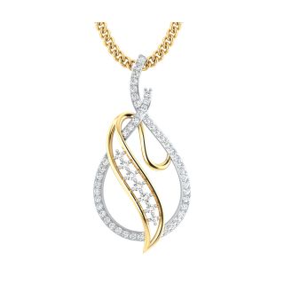 Adisree Round Diamond Office Wear Pendant