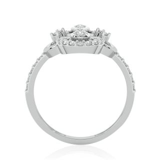 Leon Round Diamond Engagement Ring