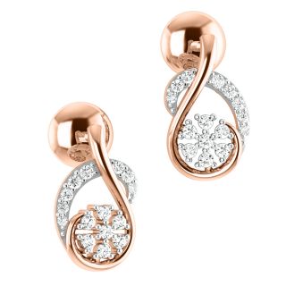 Merry Diamond Stud Earrings For Her