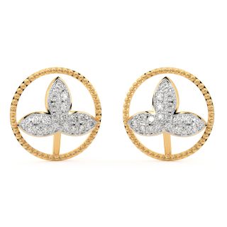 Lucky Diamond Stud Earrings