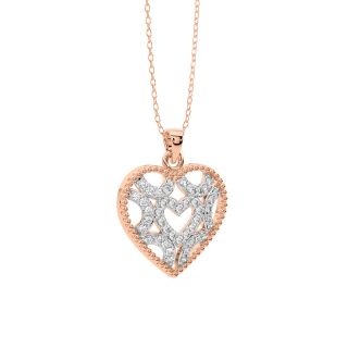 Shape Of Love Diamond Pendant