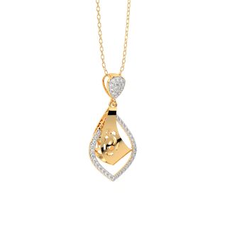 Linkin Gold Diamond Pendant