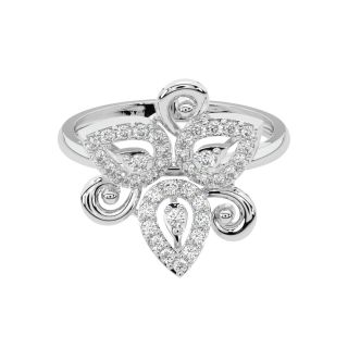Warren Round Diamond Engagement Ring