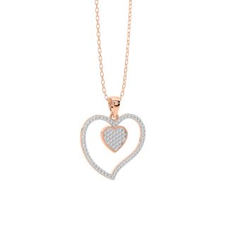 Pretty Heart Diamond Pendant