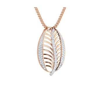 Achit Round Diamond Office Wear Pendant