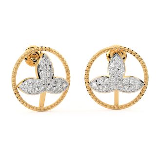 Lucky Diamond Stud Earrings