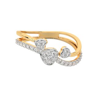 Morton Round Diamond Dainty Ring