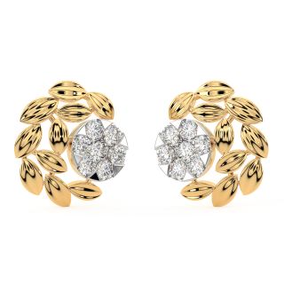 Hooks N Nooks Diamond Stud Earrings