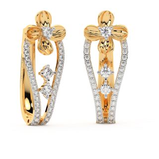 Benight Courage Diamond Earrings