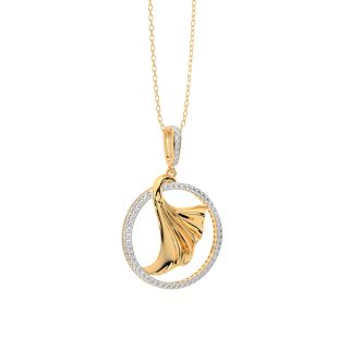 Floral Stylist Diamond Pendant