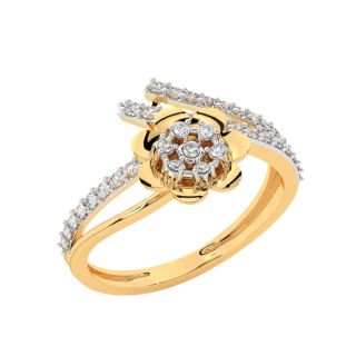 Cecil Round Diamond Engagement Ring