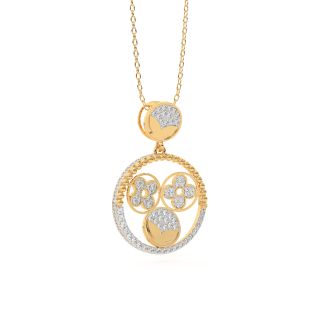 Senorita Gold Diamond Pendant