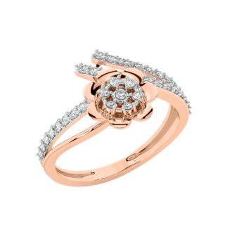 Cecil Round Diamond Engagement Ring