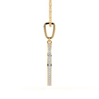 The Check Deck Diamond Pendant