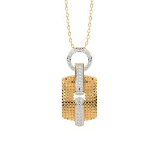 Sun Stripes Diamond Pendant