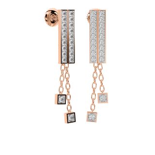 Flashdance Diamond Earrings