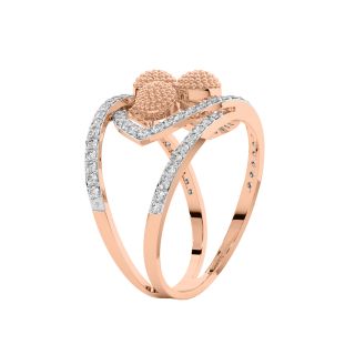 Golden Spot Diamond Ring