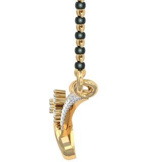 Amirah Round Diamond Mangalsutra