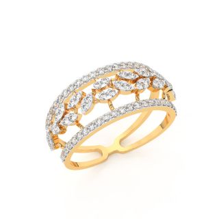 Leaf it up Diamond Ring