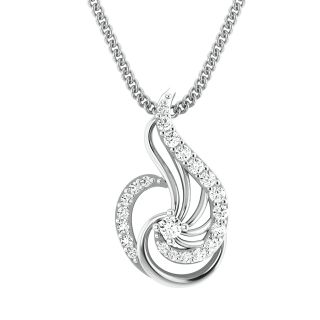 Saylor Round Diamond Office Wear Pendant