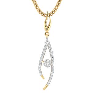 Lauren Round Diamond Office Wear Pendant